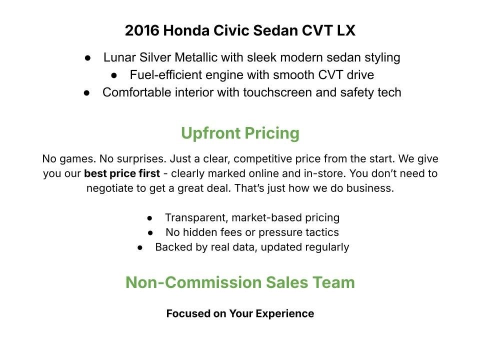 2016 Honda Civic LX