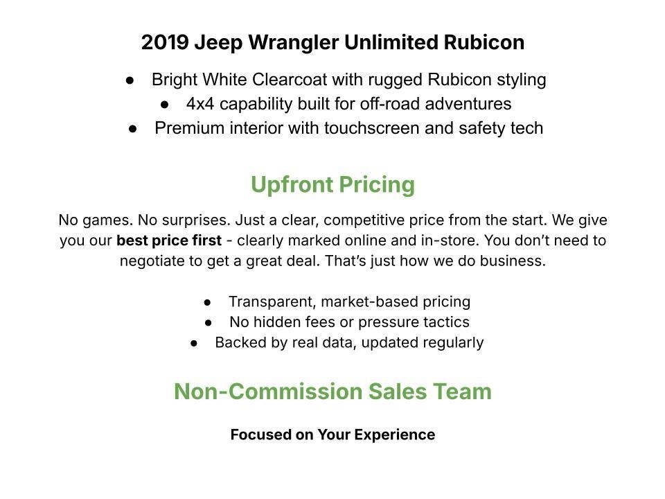 2019 Jeep Wrangler Unlimited Rubicon 4x4