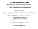 2019 Jeep Cherokee Limited 4x4