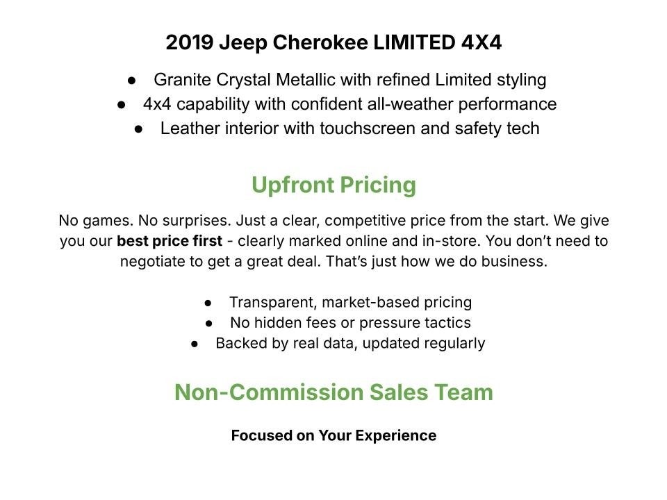 2019 Jeep Cherokee Limited 4x4