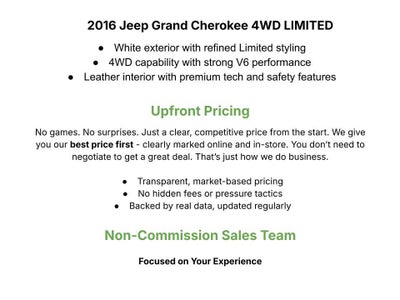 2016 Jeep Grand Cherokee Limited