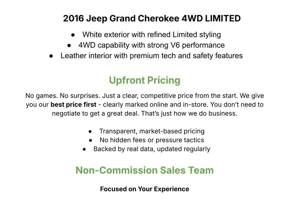 2016 Jeep Grand Cherokee Limited