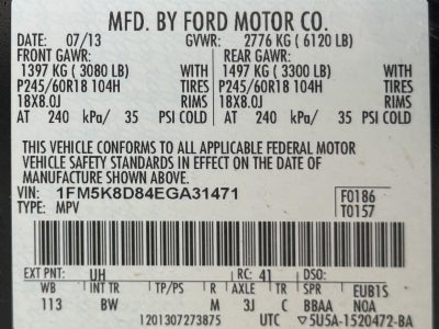 2014 Ford Explorer 4WD 4dr XLT