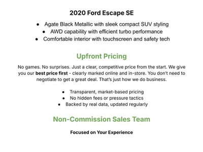2020 Ford Escape SE AWD