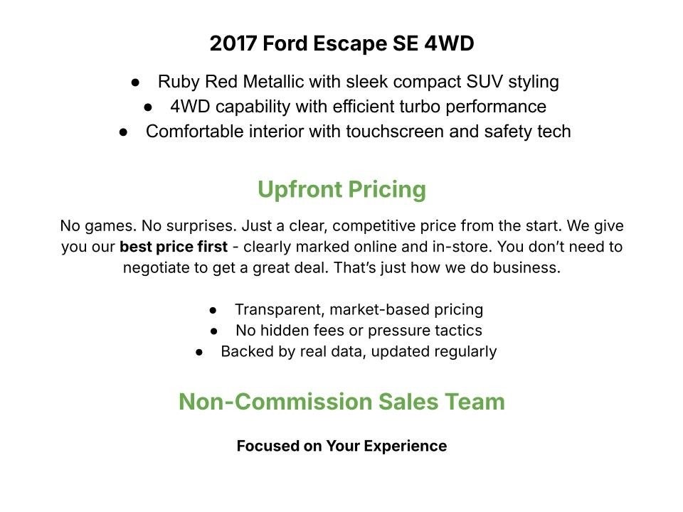 2017 Ford Escape SE 4WD