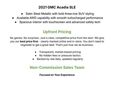 2021 GMC Acadia AWD SLE
