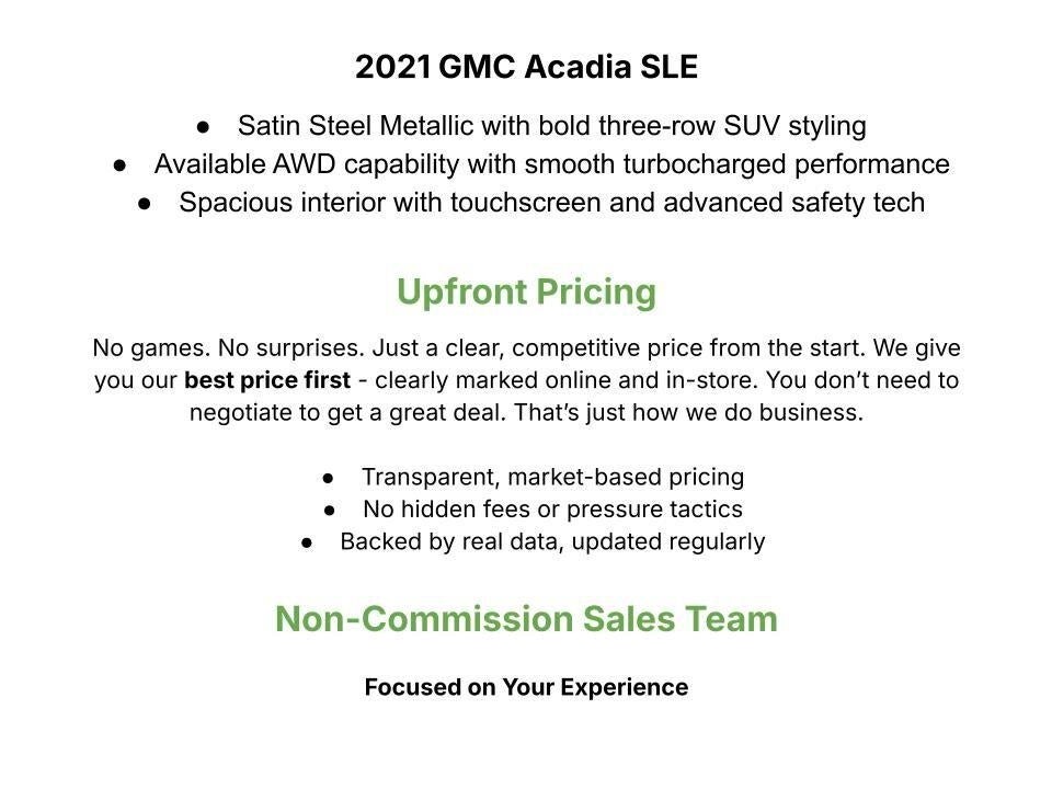 2021 GMC Acadia AWD SLE