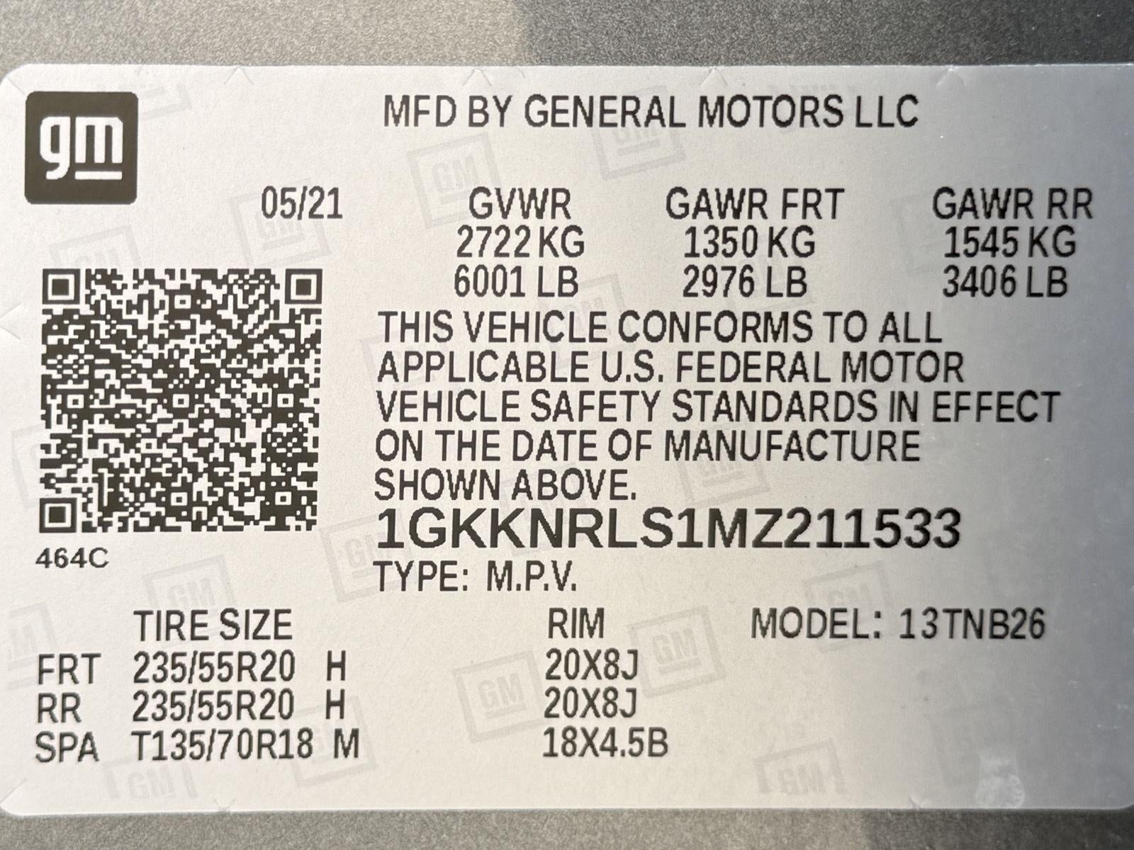 2021 GMC Acadia AWD SLE