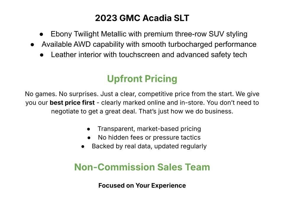2023 GMC Acadia AWD SLT