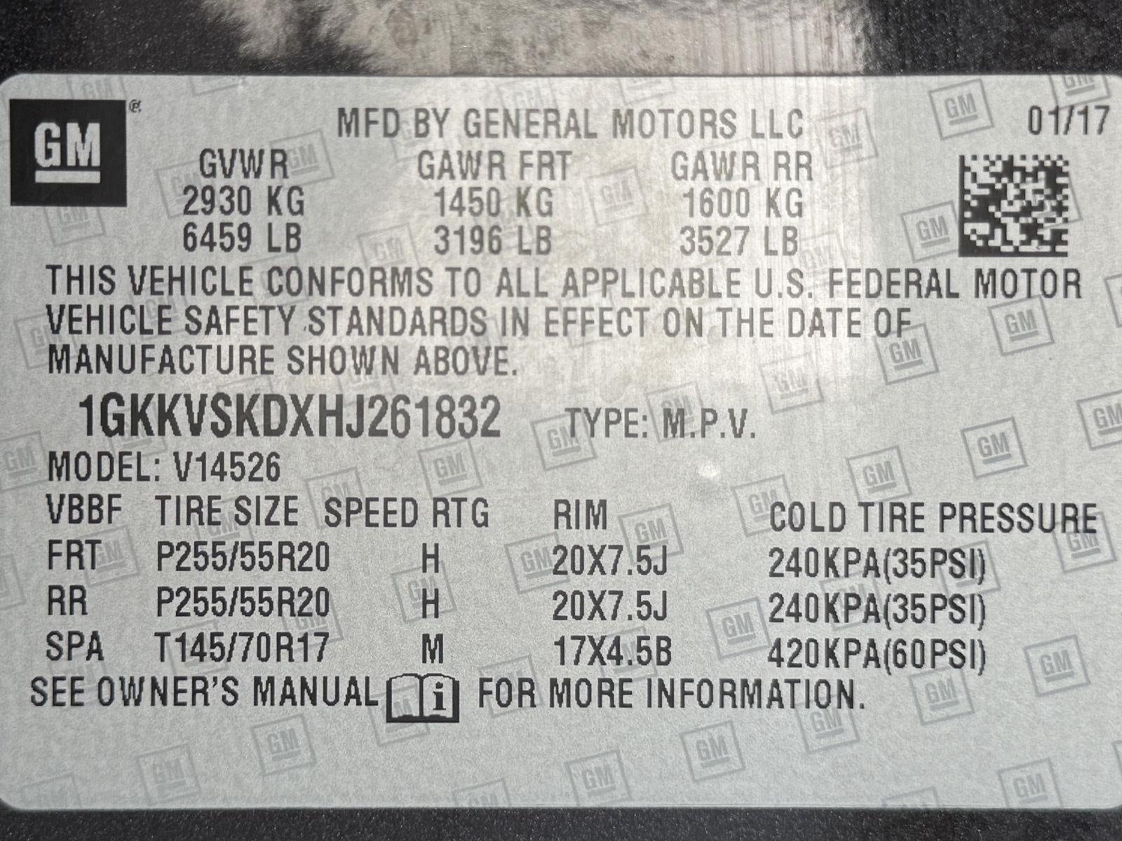 2017 GMC Acadia Limited Limited