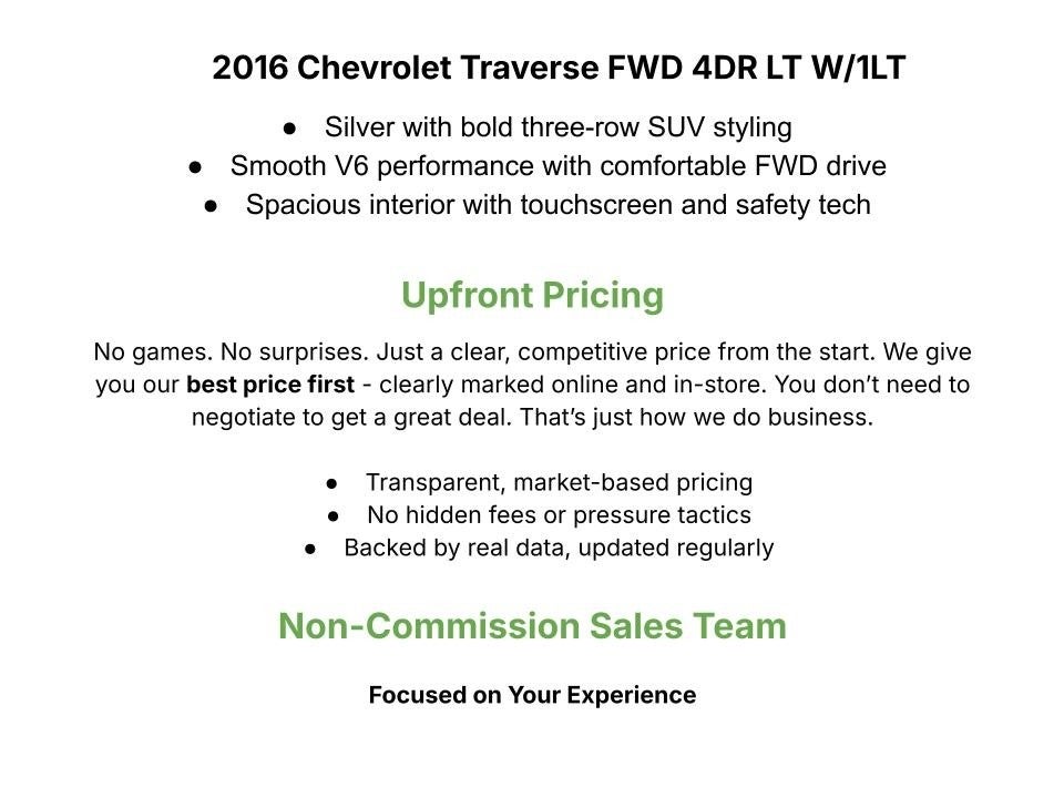 2016 Chevrolet Traverse FWD 1LT