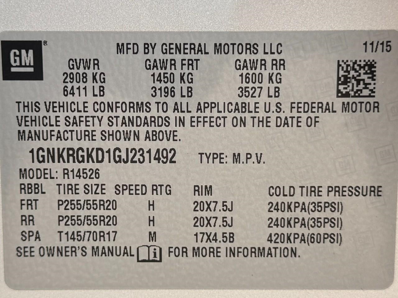 2016 Chevrolet Traverse FWD 1LT