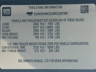 2022 Chevrolet Tahoe LT