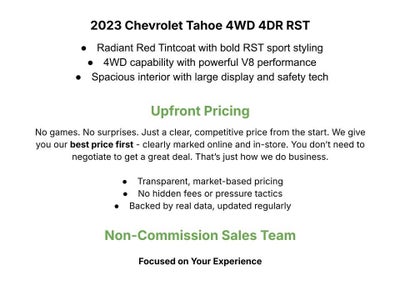 2023 Chevrolet Tahoe 4WD RST