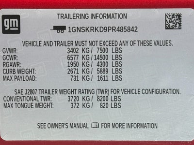 2023 Chevrolet Tahoe 4WD RST