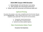 2024 GMC Canyon Crew Cab Short Box 4-Wheel Drive Elevation