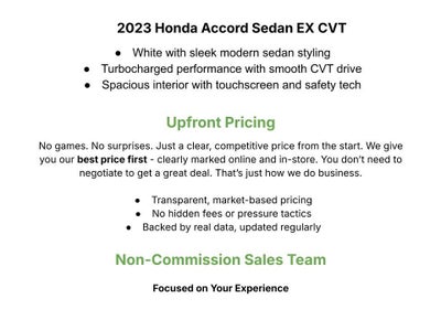 2023 Honda Accord EX CVT