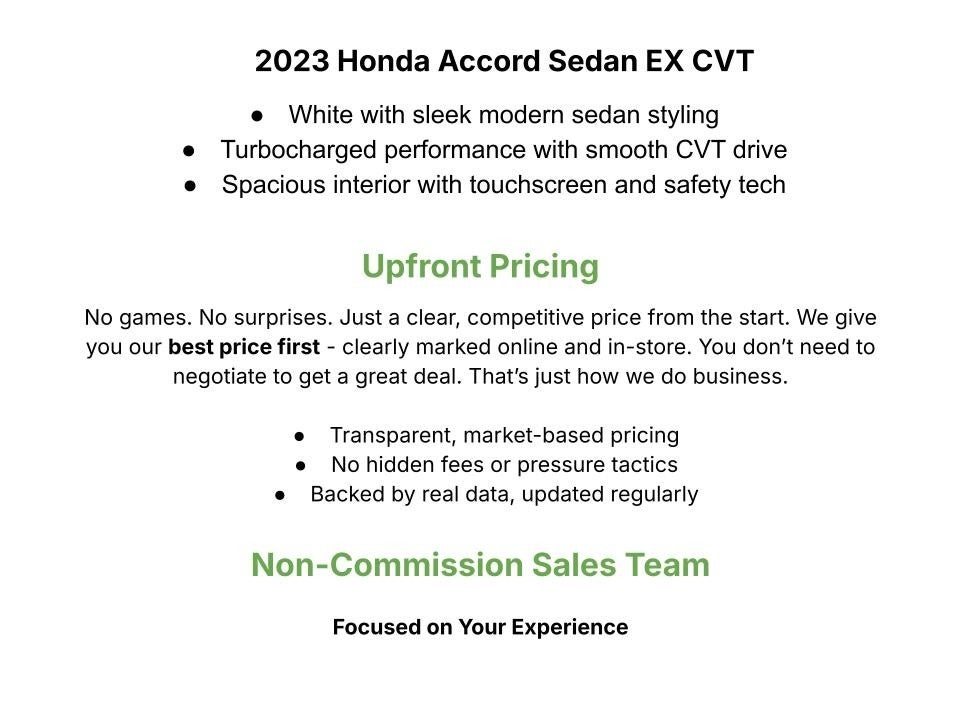 2023 Honda Accord EX CVT