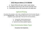2022 Nissan Altima 2.5 S Sedan