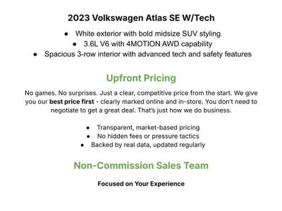 2023 Volkswagen Atlas 3.6L V6 SE w/Technology