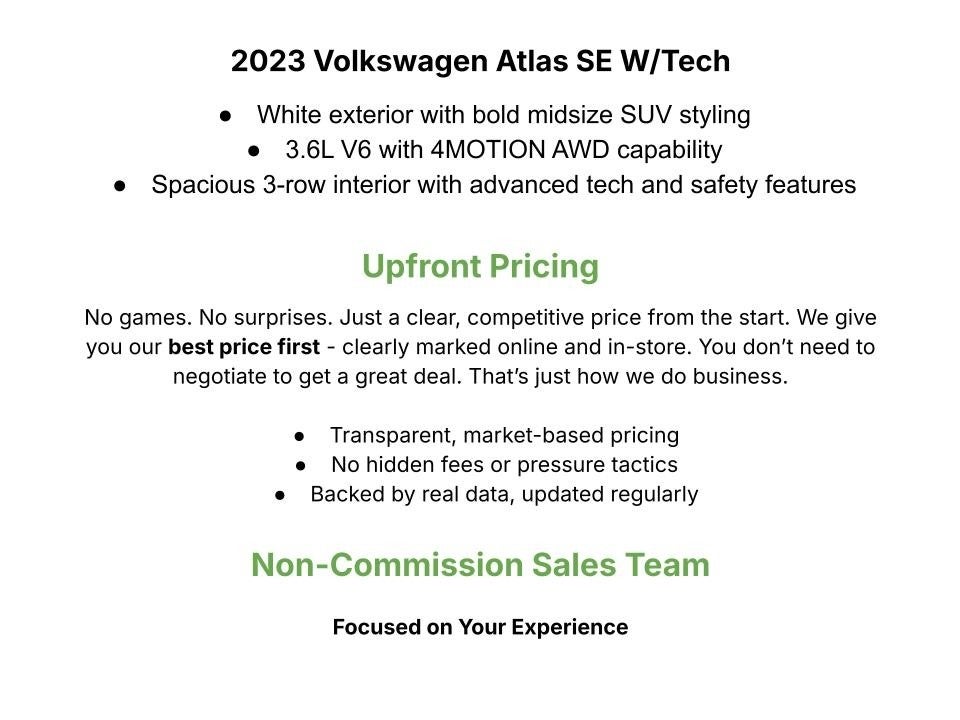 2023 Volkswagen Atlas 3.6L V6 SE w/Technology