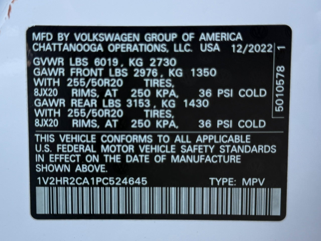 2023 Volkswagen Atlas 3.6L V6 SE w/Technology