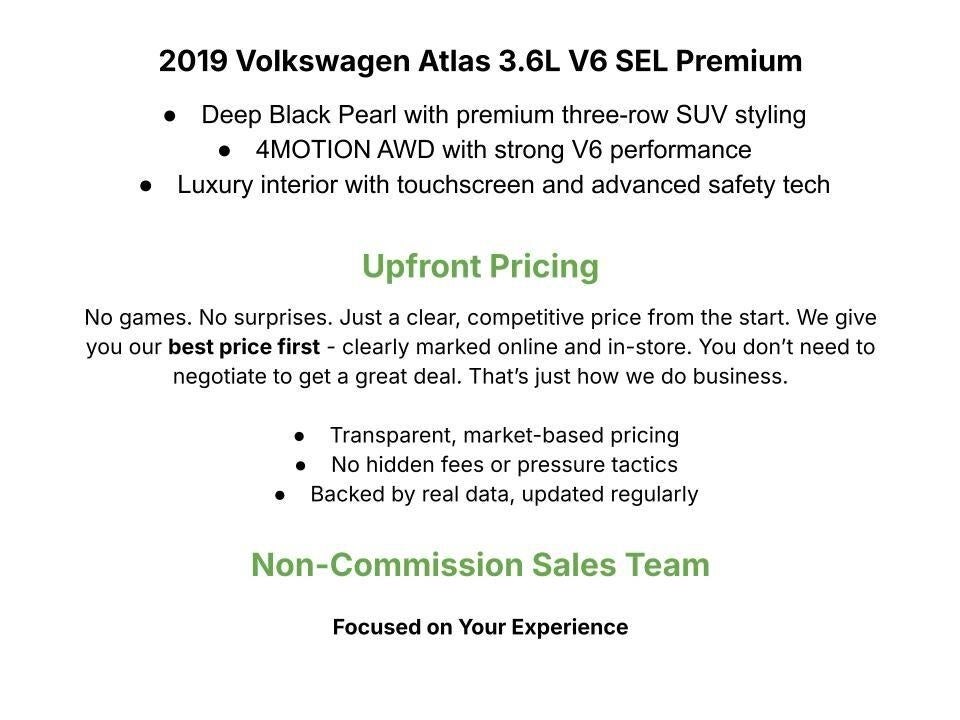 2019 Volkswagen Atlas 3.6L V6 SEL Premium 4MOTION