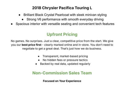 2018 Chrysler Pacifica Touring L FWD