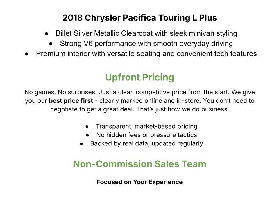 2018 Chrysler Pacifica Touring L Plus FWD