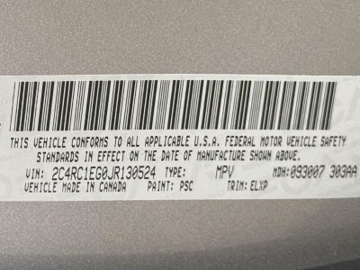 2018 Chrysler Pacifica Touring L Plus FWD