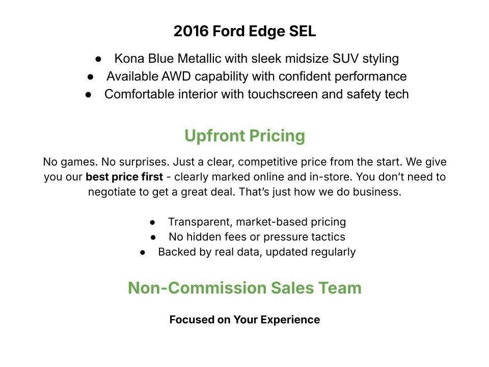 2016 Ford Edge 4dr SEL FWD