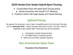 2025 Honda Civic Hybrid Sport Touring CVT