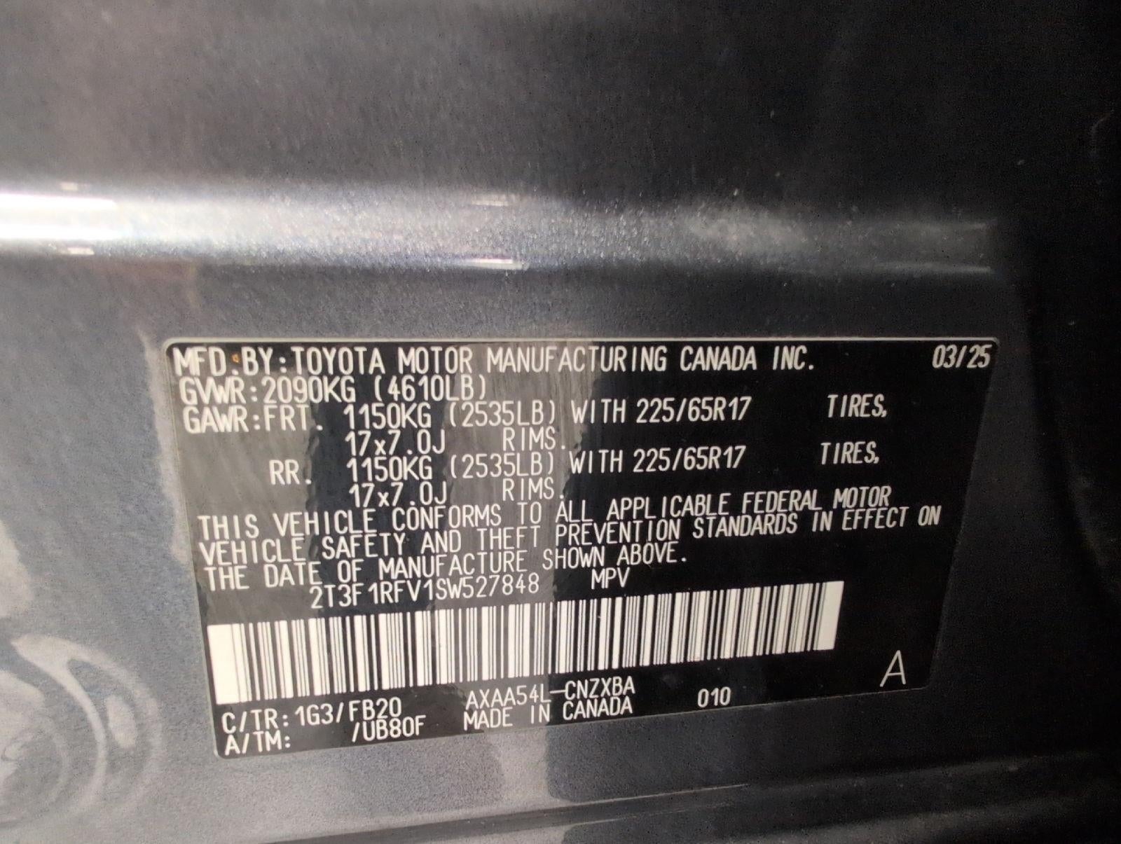2025 Toyota RAV4 LE AWD (Natl)