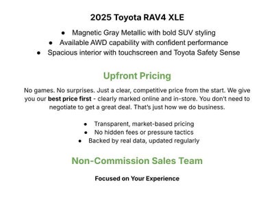 2025 Toyota RAV4 XLE AWD (Natl)