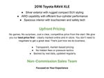 2016 Toyota RAV4 AWD 4dr XLE (Natl)