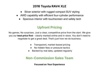 2016 Toyota RAV4 AWD 4dr XLE (Natl)