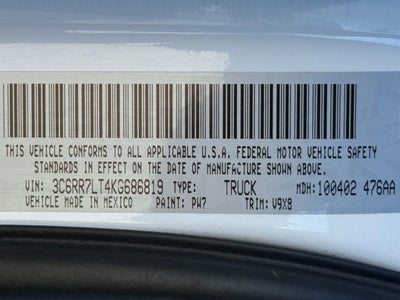 2019 RAM 1500 Classic SLT 4x4 Crew Cab 5'7" Box