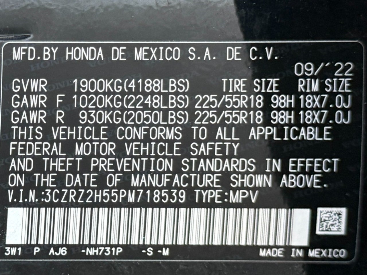 2023 Honda HR-V Sport