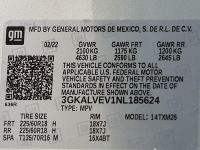 2022 GMC Terrain AWD SLT