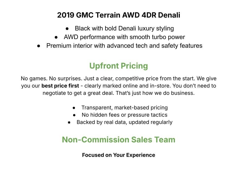 2019 GMC Terrain AWD Denali