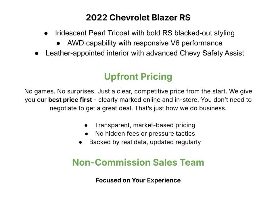 2022 Chevrolet Blazer RS