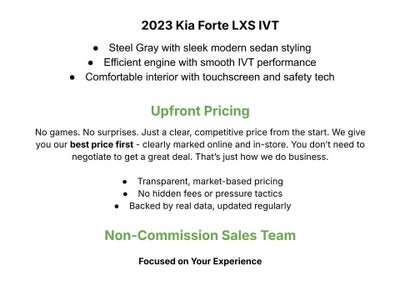 2023 Kia Forte LXS IVT