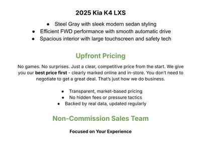 2025 Kia K4 LXS FWD