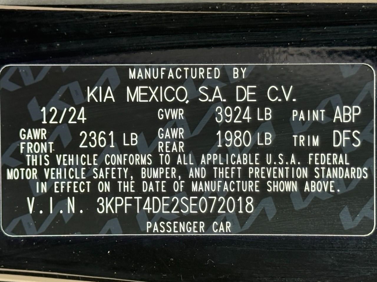 2025 Kia K4 LXS FWD
