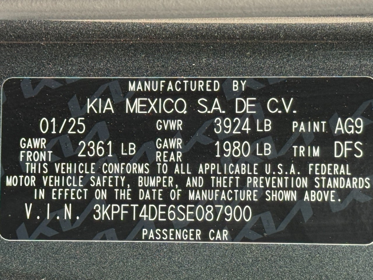 2025 Kia K4 LXS FWD