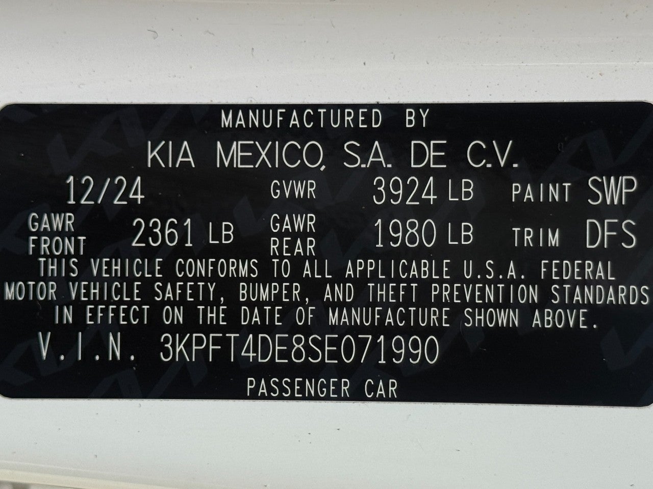 2025 Kia K4 LXS FWD