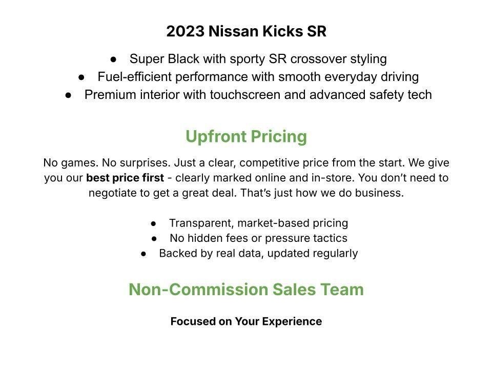 2023 Nissan Kicks SR FWD