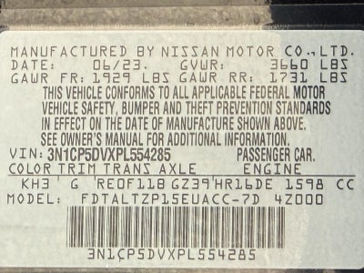 2023 Nissan Kicks SR FWD