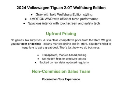 2024 Volkswagen Tiguan 2.0T Wolfsburg Edition 4MOTION