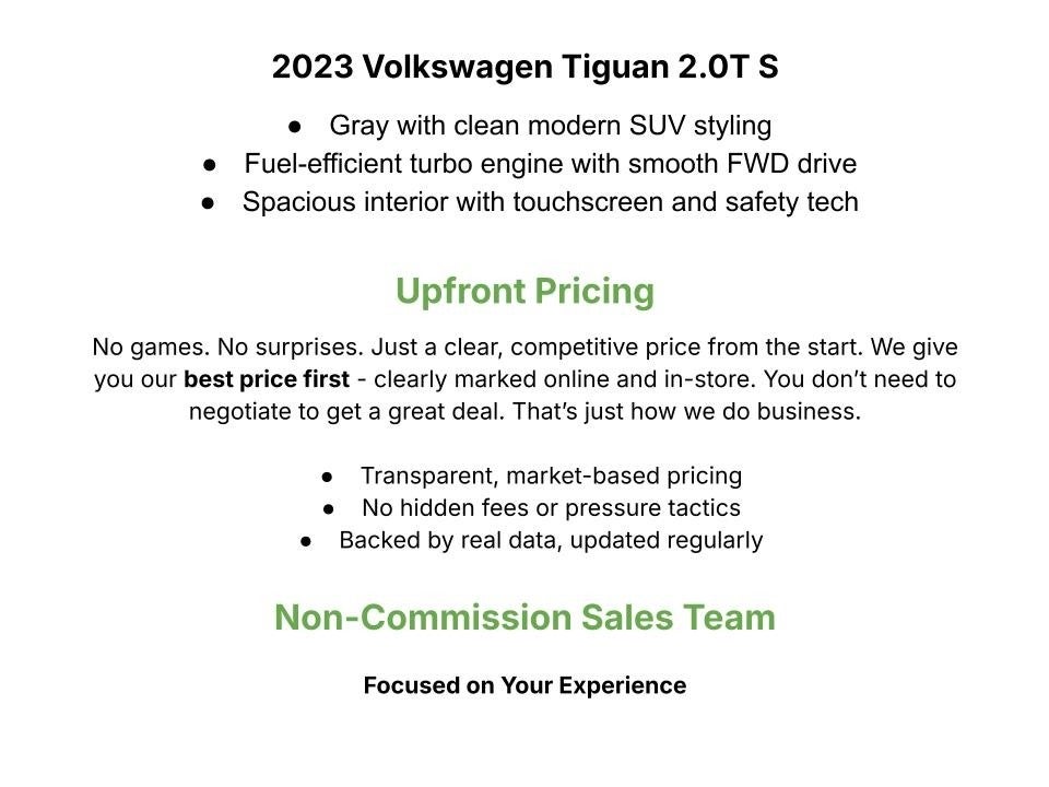 2023 Volkswagen Tiguan 2.0T S FWD